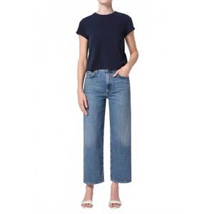 NEW AGOLDE harper crop jean in moor